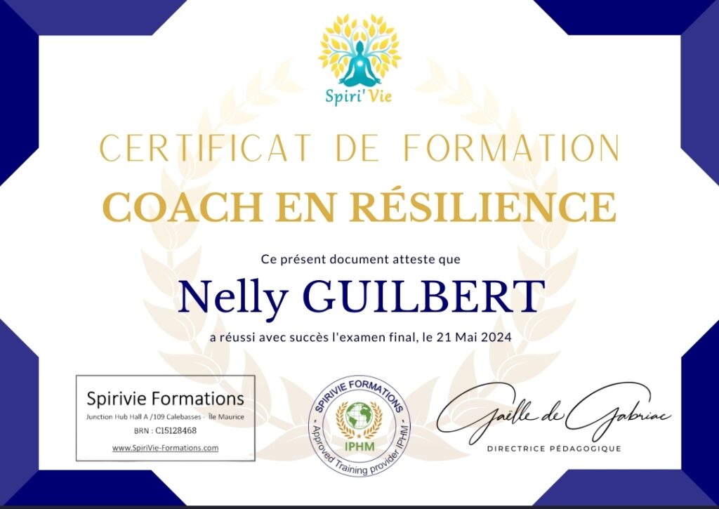 Coach certifié résilience confiance