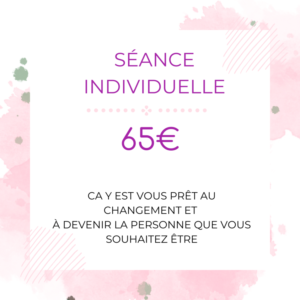 Séance de coaching à la carte 65€