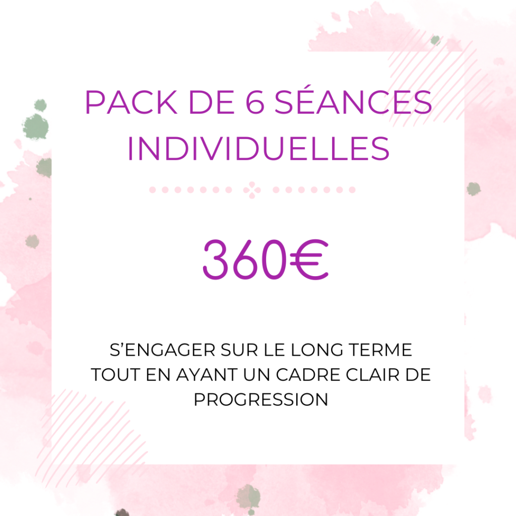 Pack de 6 séances